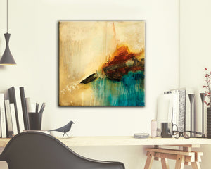 ABSTRACT ART Canvas Print of The Best Is Yet To Come..
