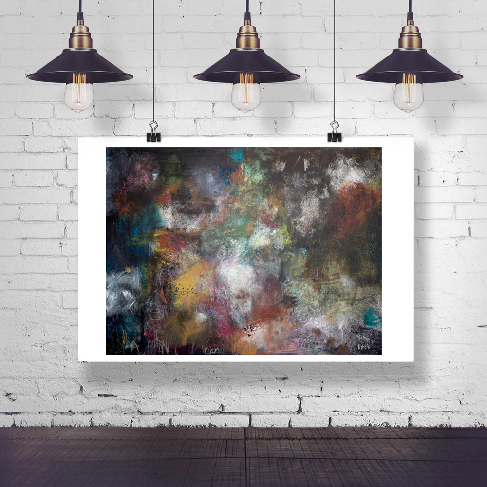 ABSTRACT ART Canvas Print of Win Win Situation