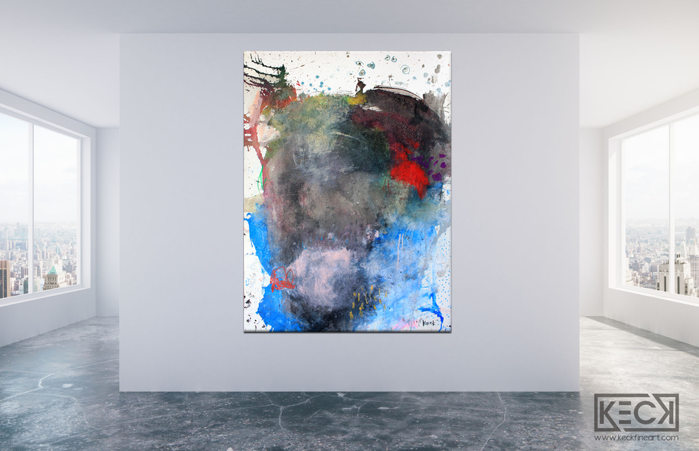 
                
                    Load image into Gallery viewer, Abstract Canvas Art Print &amp;lt;br&amp;gt;2019 Collection &amp;lt;br&amp;gt;Title: Finding Joy &amp;lt;br&amp;gt; Michel Keck
                
            