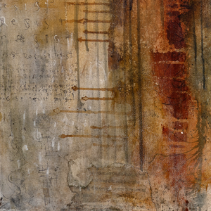 
                
                    Load image into Gallery viewer, Abstract artist uses scripture in her earthy abstract landscapes
                
            