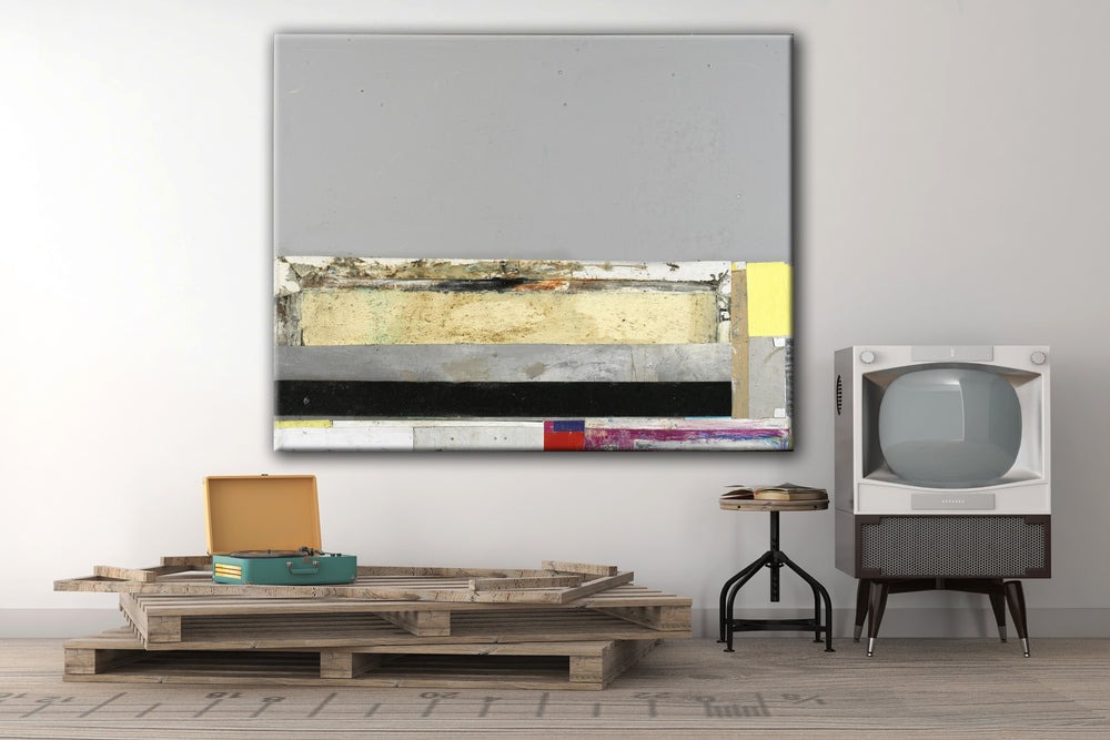 
                
                    Load image into Gallery viewer, MIXED MEDIA ART Canvas Print of The Skys The Limit
                
            