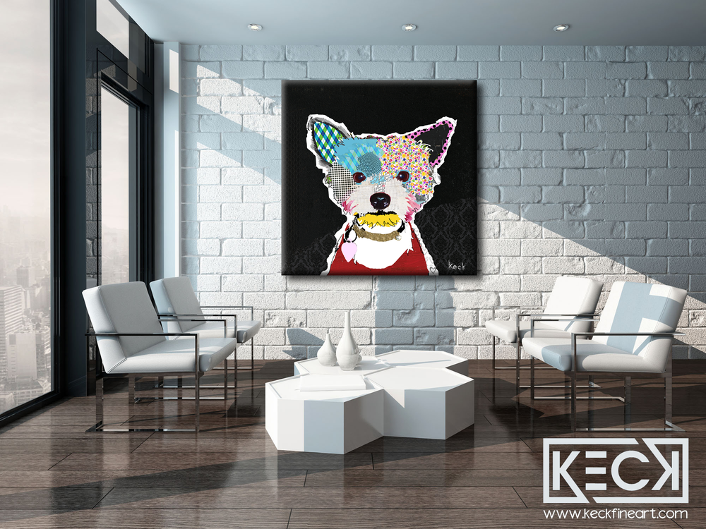 
                
                    Load image into Gallery viewer, #111502 &amp;lt;br&amp;gt; Yorkshire Terrier III &amp;lt;br&amp;gt; Canvas Print
                
            