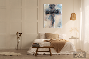 
                
                    Load image into Gallery viewer, #112006 Abstract Cross Art Print
                
            