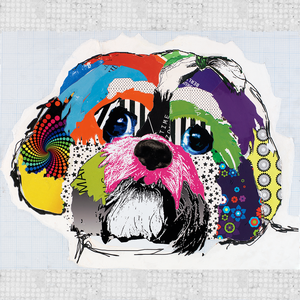 
                
                    Load image into Gallery viewer, Shih Tzu Dog Art Prints by Michel Keck
                
            