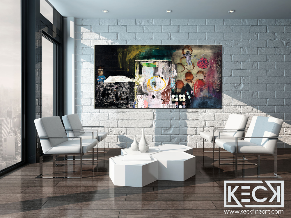 COLLAGE ART PRINTS GALLERY: Wholesale & Retail Collage Art Canvas Prints.  Collage Art Prints
