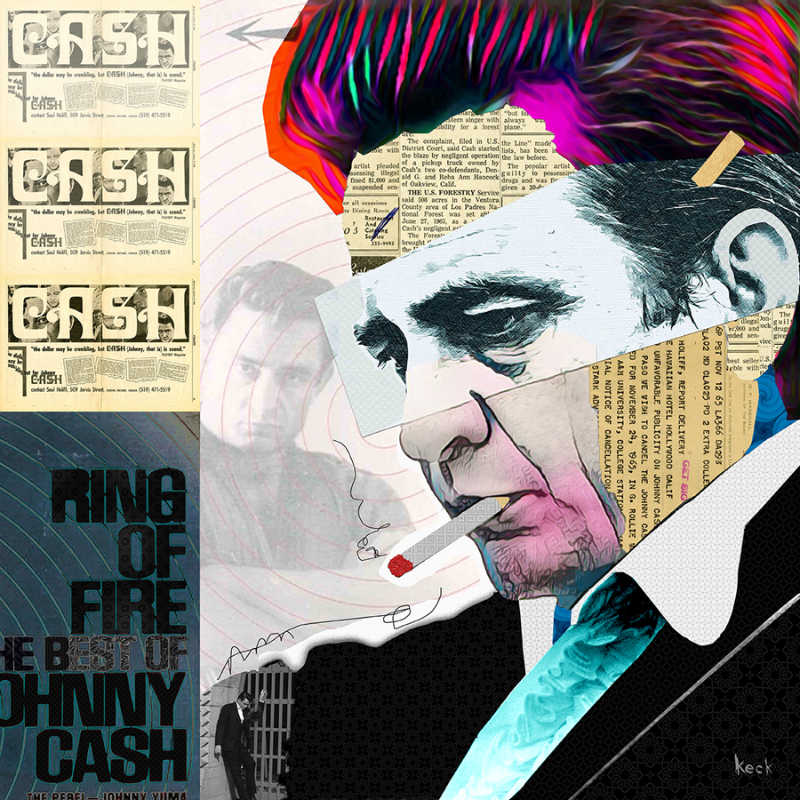 
                
                    Load image into Gallery viewer, johnny cash art
                
            