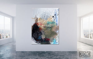 
                
                    Load image into Gallery viewer, Abstract Canvas Art Print &amp;lt;br&amp;gt;2019 Collection &amp;lt;br&amp;gt;Title:  Wound &amp;lt;br&amp;gt; Michel Keck
                
            