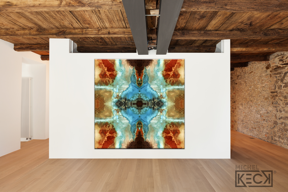 
                
                    Load image into Gallery viewer, #DCRS1-29 &amp;lt;br&amp;gt; Echo Collection 29 &amp;lt;br&amp;gt; Abstract Art Canvas Print
                
            