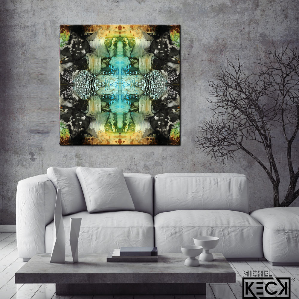 
                
                    Load image into Gallery viewer, #DCRS1-32 &amp;lt;br&amp;gt; Echo Collection 32 &amp;lt;br&amp;gt;Abstract Art Canvas Print
                
            