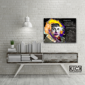 
                
                    Load image into Gallery viewer, Albert Einstein colorful art print
                
            