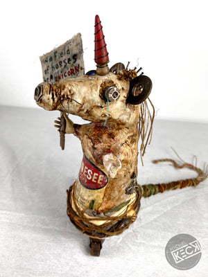 Beer Can Rat Sculpture <br>Be A Unicorn In A Field of Horses