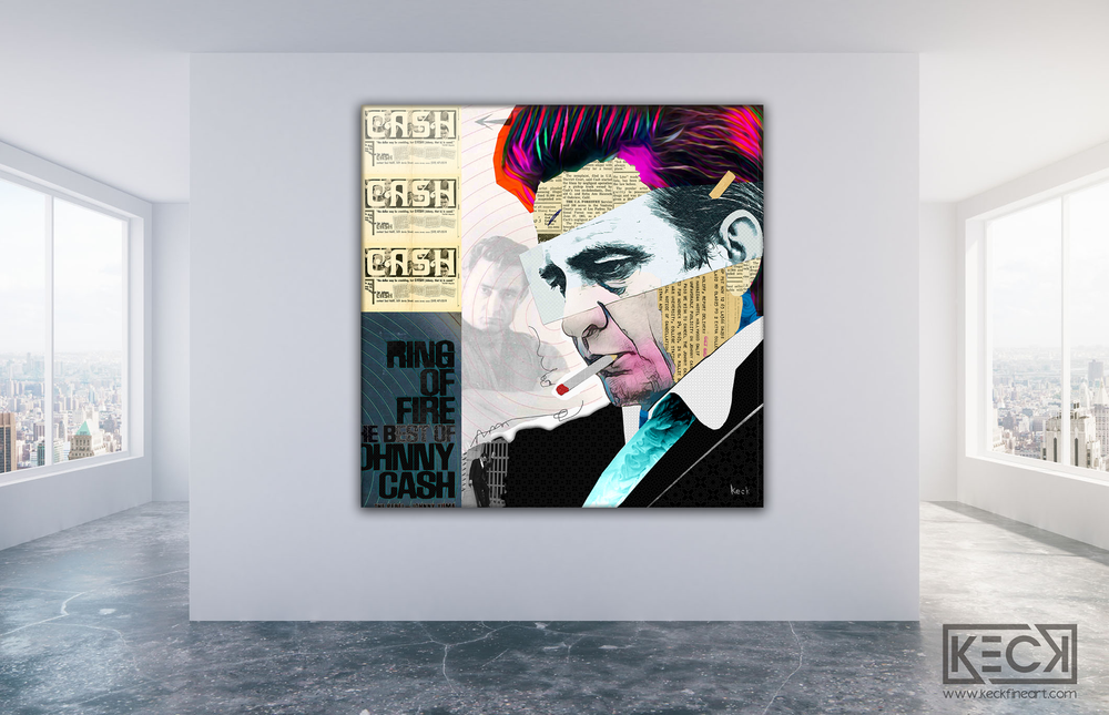
                
                    Load image into Gallery viewer, johnny cash art print
                
            