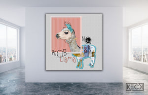 Llama pop art