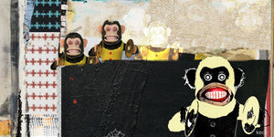 
                
                    Load image into Gallery viewer, You Gotta Be Kidding Me? &amp;lt;br&amp;gt; Monkey Business Series &amp;lt;br&amp;gt; Canvas Art Print
                
            