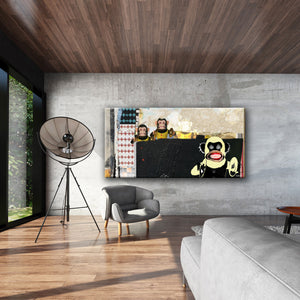 
                
                    Load image into Gallery viewer, You Gotta Be Kidding Me? &amp;lt;br&amp;gt; Monkey Business Series &amp;lt;br&amp;gt; Canvas Art Print
                
            
