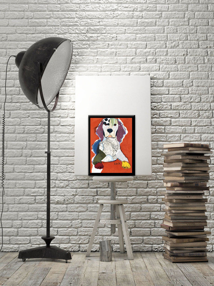 Original Dog Art Collage: Beagle