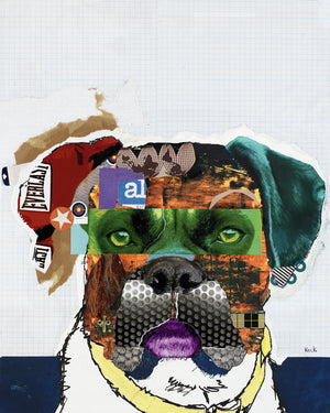 
                
                    Load image into Gallery viewer, Original Dog Art Collage: Boxer
                
            