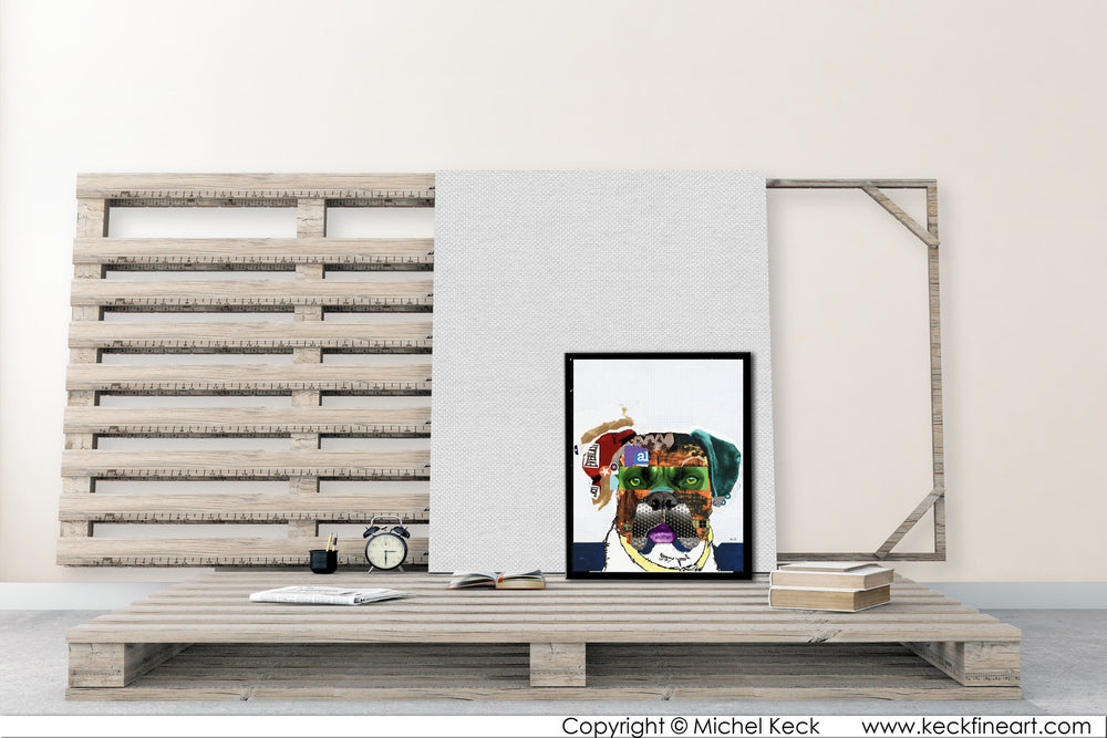 
                
                    Load image into Gallery viewer, Original Dog Art Collage: Boxer
                
            