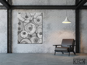 
                
                    Load image into Gallery viewer, Circle Drawing #21 &amp;lt;br&amp;gt; Canvas Art Print
                
            