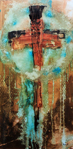 CROSS ART PRINTS. Abstract Cross Art Print. Religious & Spiritual Cross Art Prints.