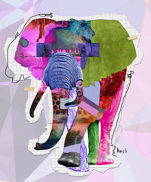
                
                    Load image into Gallery viewer, elephant art
                
            