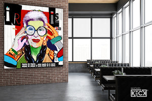 Iris Apfel large contemporary paintings and prints