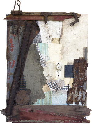 
                
                    Load image into Gallery viewer, Found Object Art Assemblage &amp;lt;br&amp;gt; Vintage Industrial Art
                
            