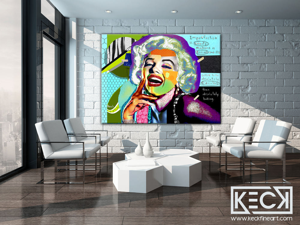 
                
                    Load image into Gallery viewer, MARILYN MONROE ART - Colorful Marilyn Monroe Art
                
            