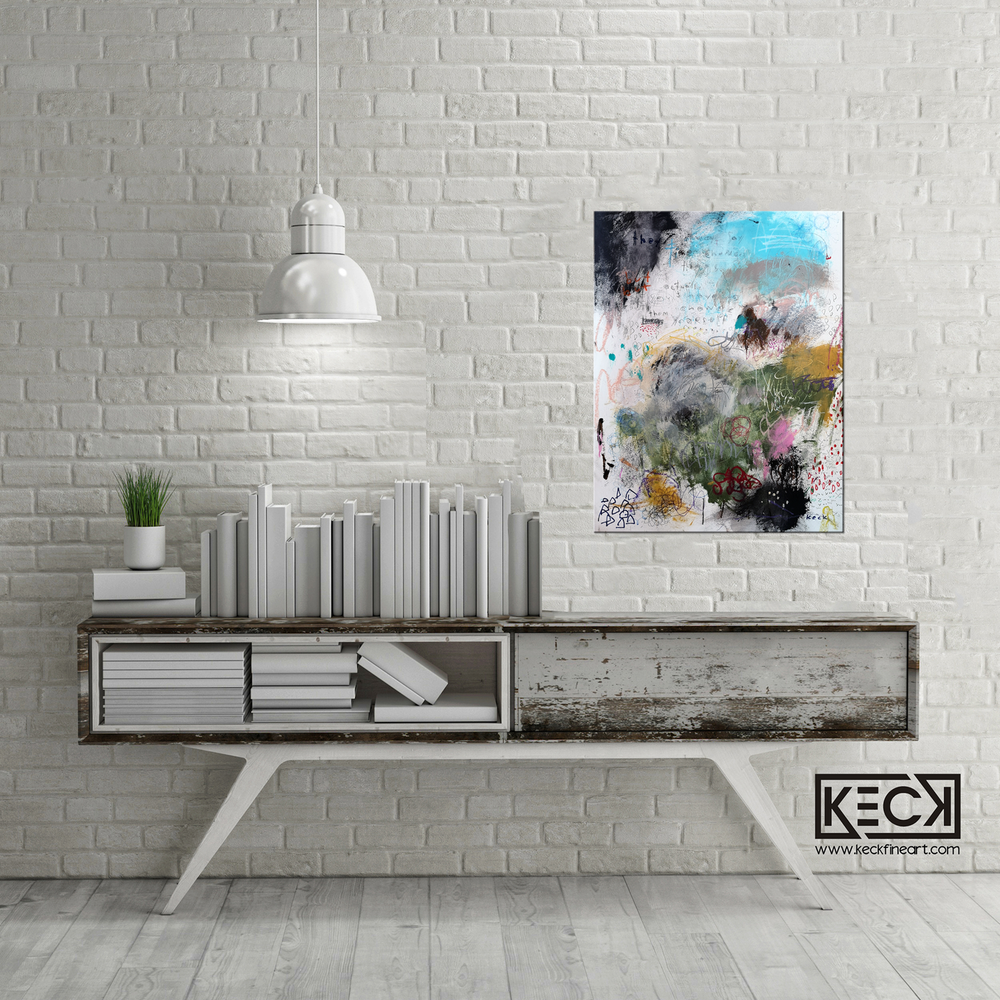 
                
                    Load image into Gallery viewer, Abstract Canvas Art Print &amp;lt;br&amp;gt;2020 Collection &amp;lt;br&amp;gt;Title:  you&amp;lt;br&amp;gt; Michel Keck
                
            