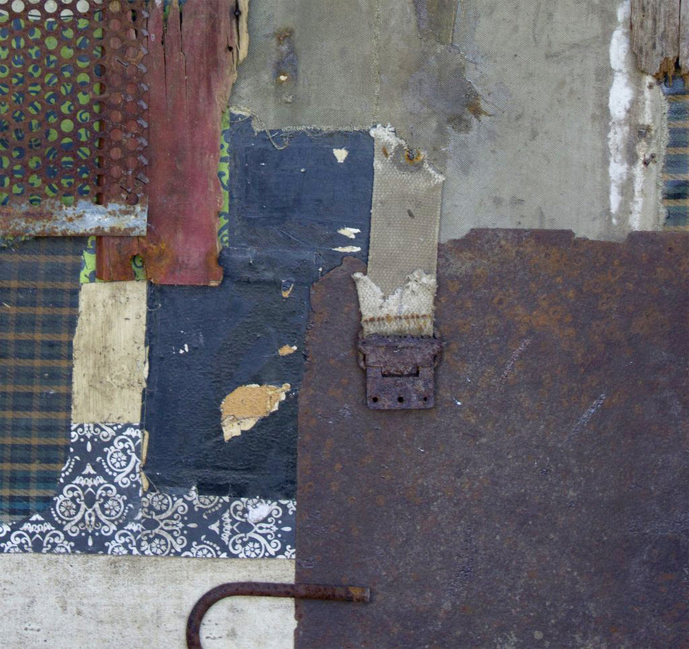 Found Object Art: Modern Wall Assemblages created with found objects and old discarded junk