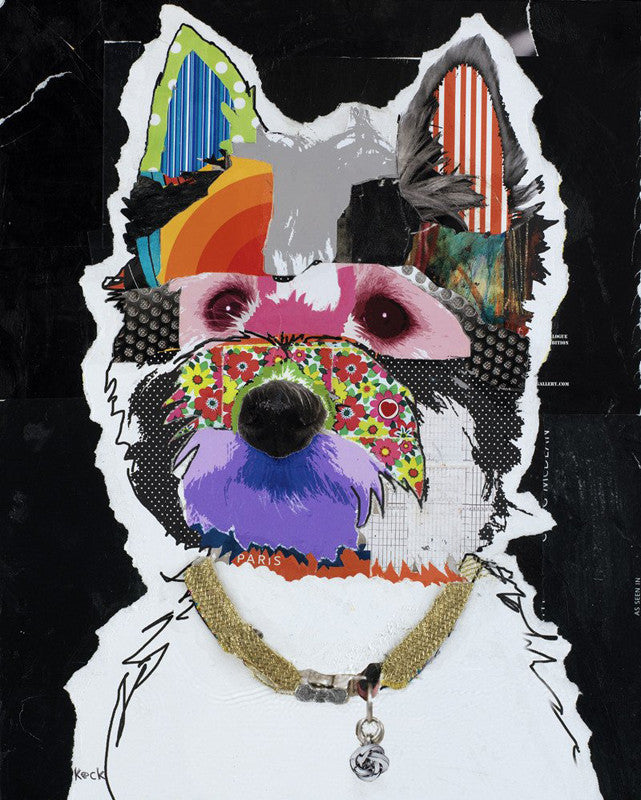 
                
                    Load image into Gallery viewer, Original Dog Art Collage: West Highland Terrier
                
            